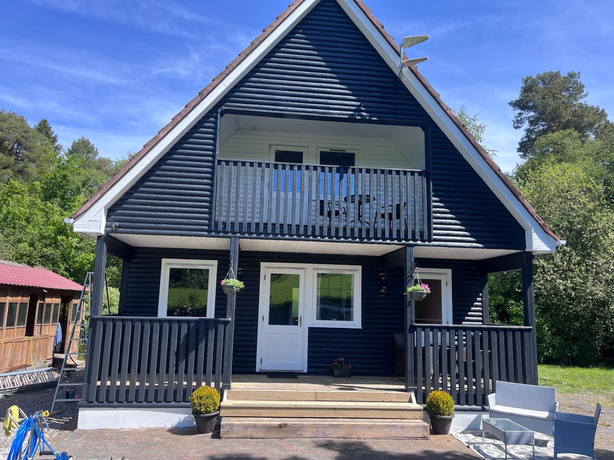 Cosy Lakeside Chalet With Option To Add Private Hot Tub Duneena Esterno foto